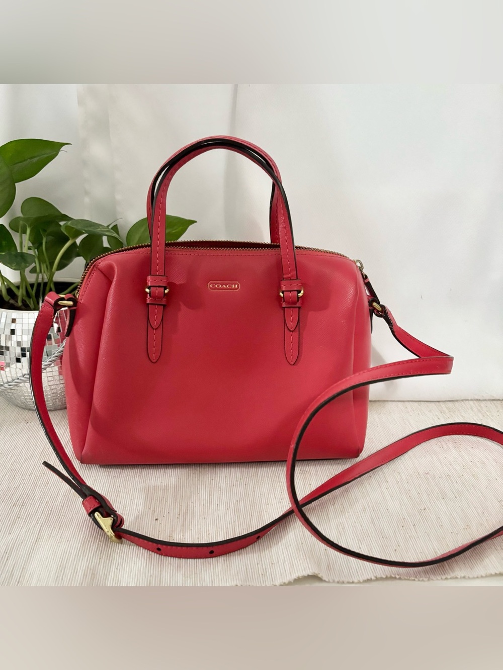 COACH Red Crossbody Purse